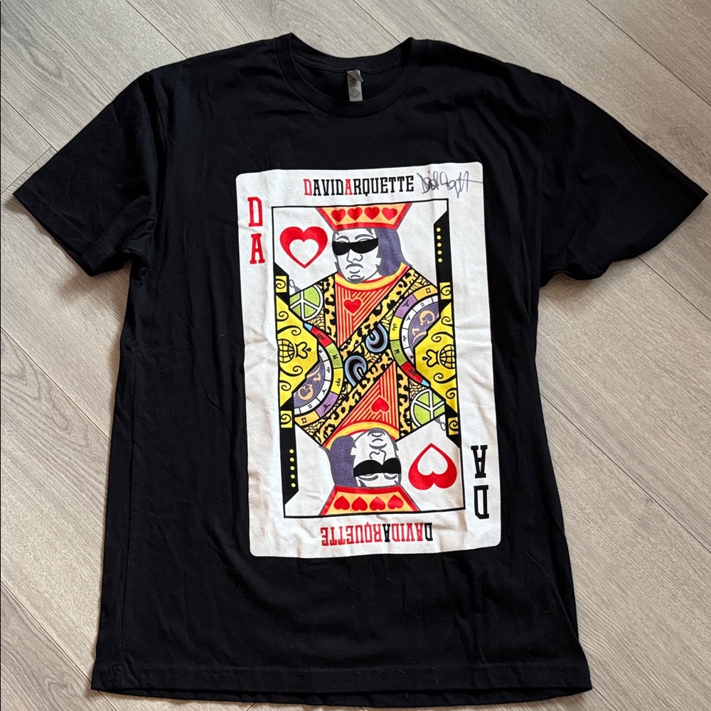 David Arquette Signed Wrestling T-Shirt RARE